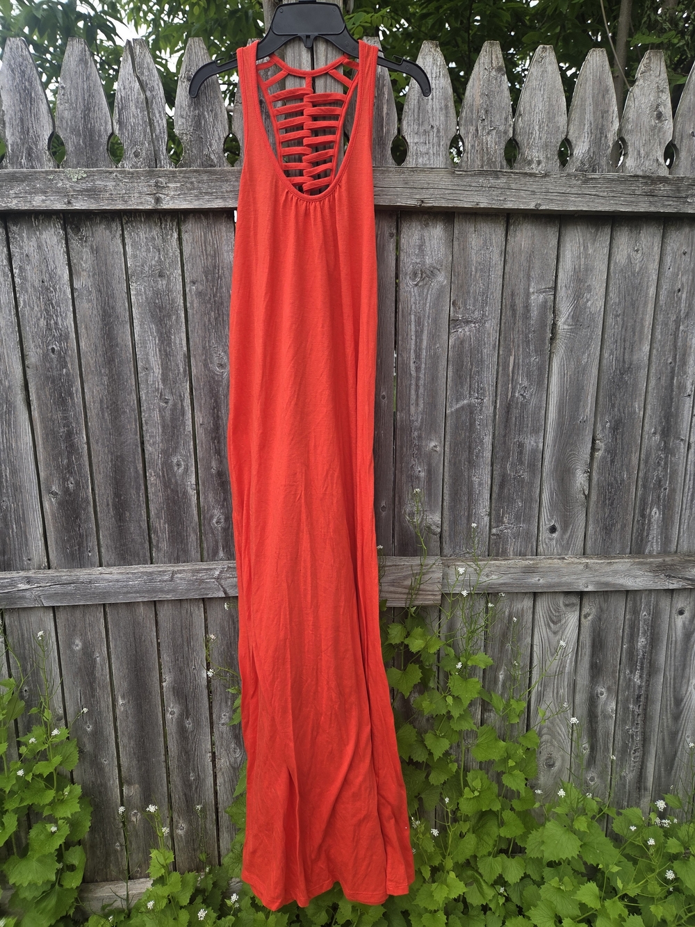 Forever 21 Sleeveless Maxi Dress with Ladder Back